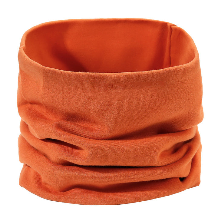 Cotton tube scarf, warming, for sports and everyday use