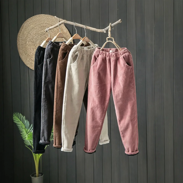 Kord-Harem pants for women