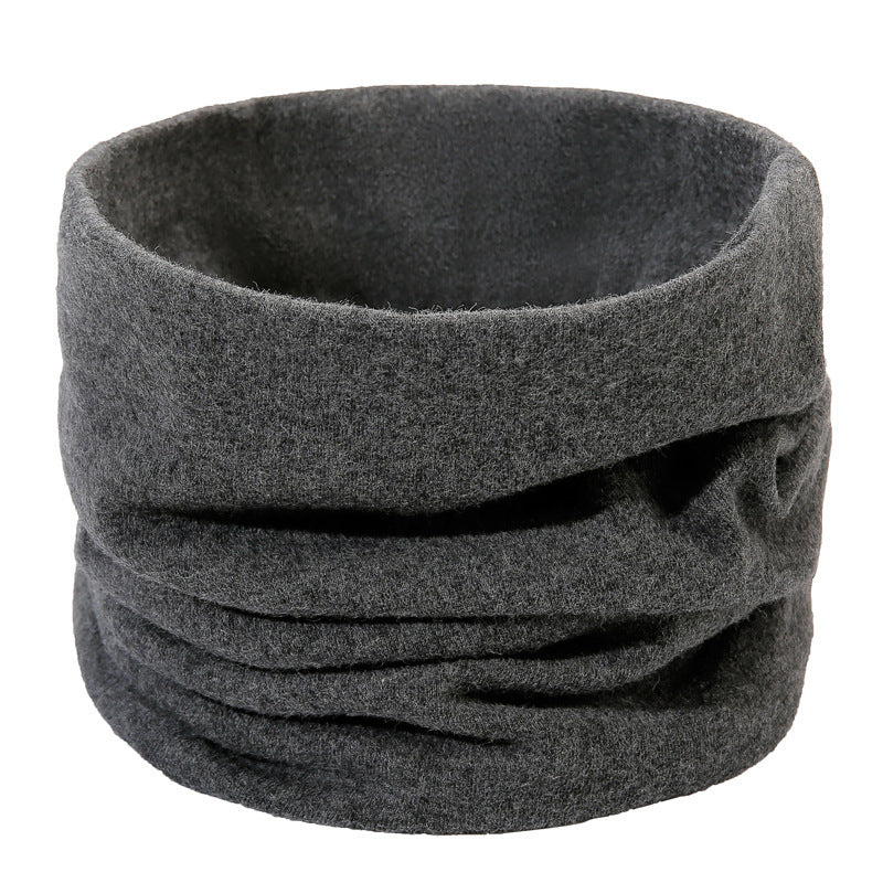Cotton tube scarf, warming, for sports and everyday use