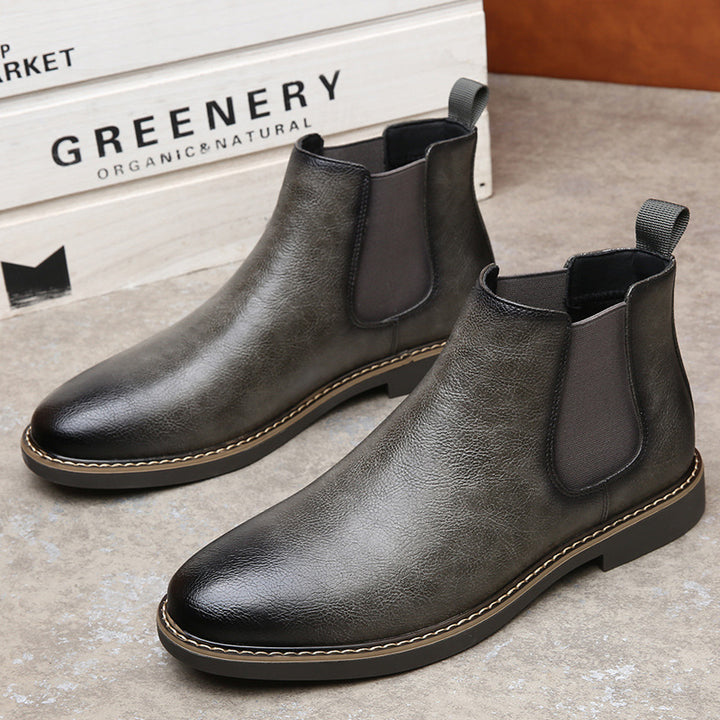 Men's Chelsea boots, vintage style, non-slip