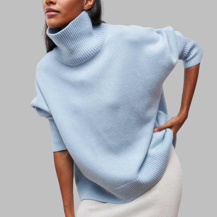 Casual turtleneck sweater in classic design