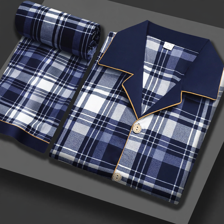 Men's Pajama Set, 100% Cotton, versatile to wear