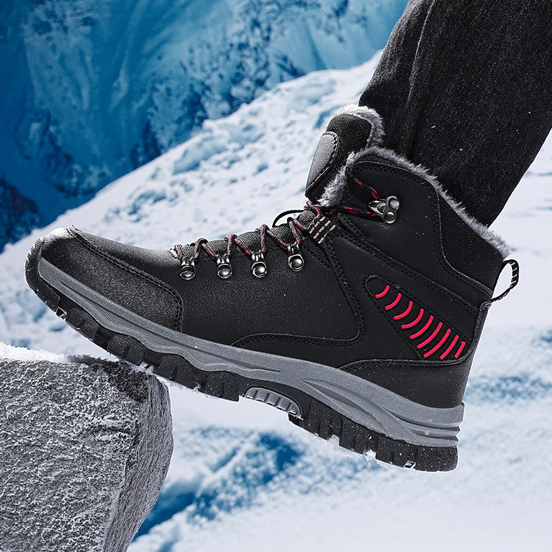 Padded Men's Winter Boots, High Fit