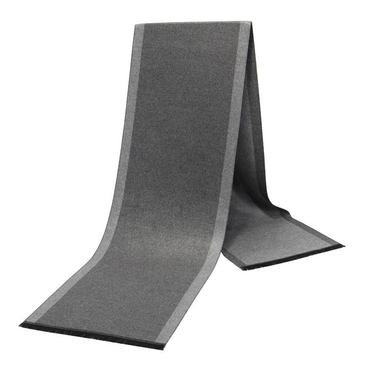 Classic winter scarf for men, 180 cm