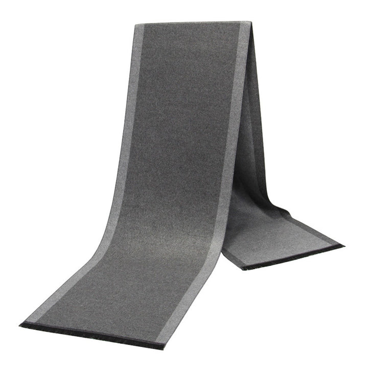 Classic winter scarf for men, 180 cm