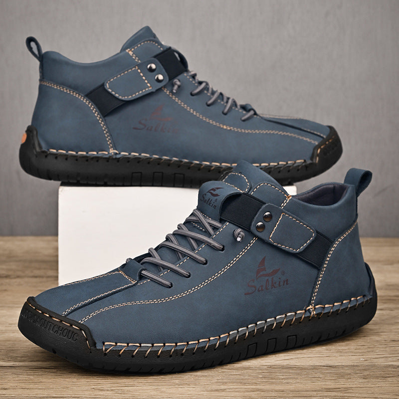 Light men's casual boots, breathable