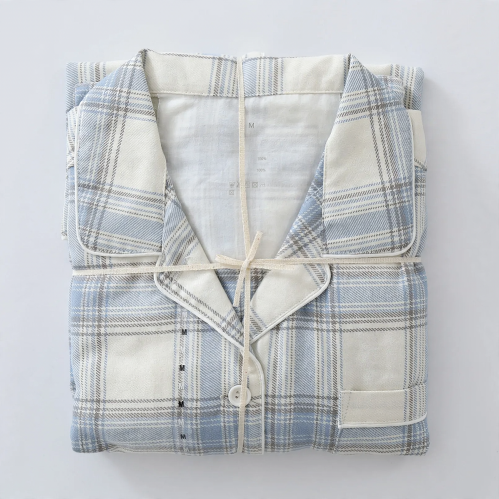 House suit, flannel, long-sleeved, for couples