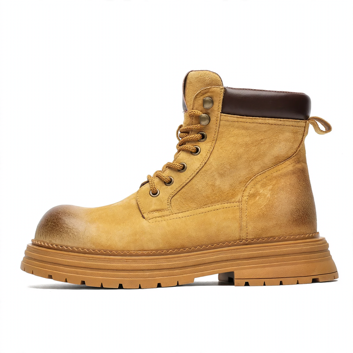 Men's boots in British style, leather