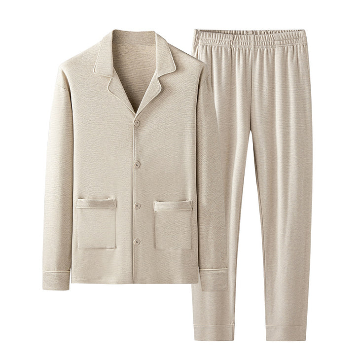 Luxurious men's tracksuit set, lined