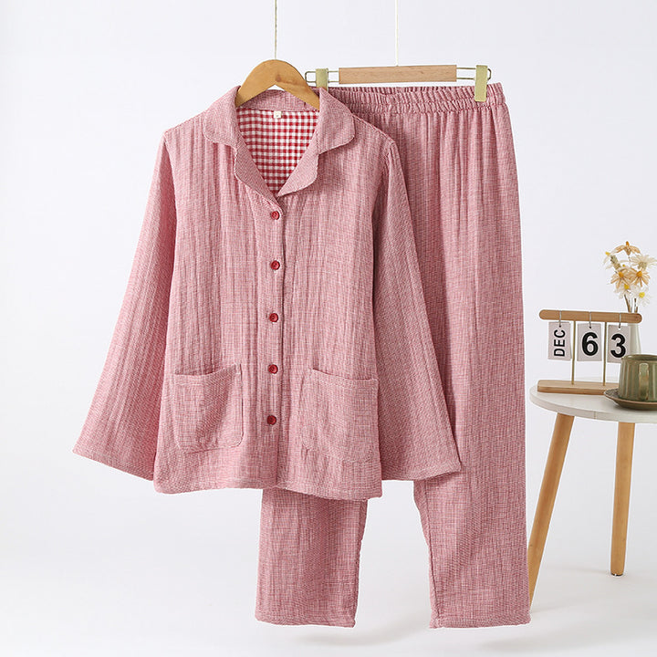 Cotton pajamas, 4-layer, for couples