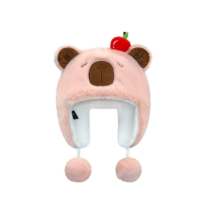 Warm plush hat with ear protection