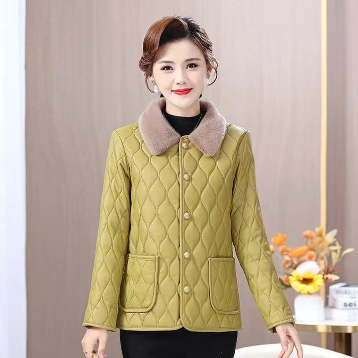 Women's winter jacket, padded, for mothers, elegant