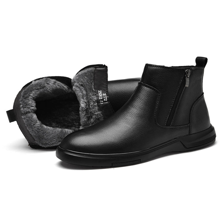 Men's Chelsea boots made of cowhide, lined