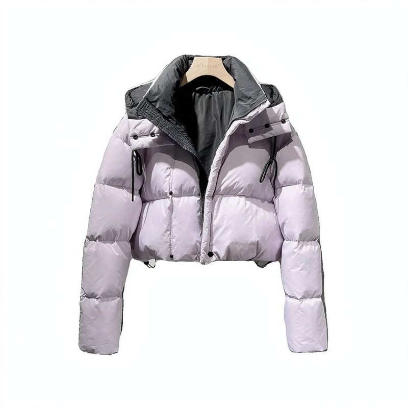 Women's Quilted Jacket, Removable Hood, Padded