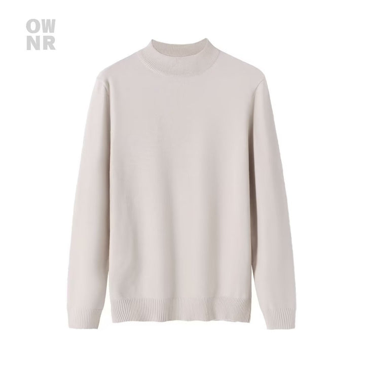 Men's sweater, slim fit, turtleneck