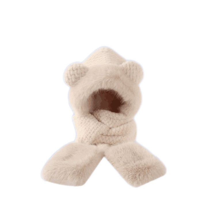 3-in-1 Set: Hat, Scarf and Gloves, fluffy