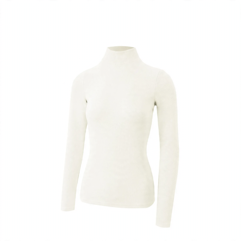 Women’s thermal top, insulated, stand collar