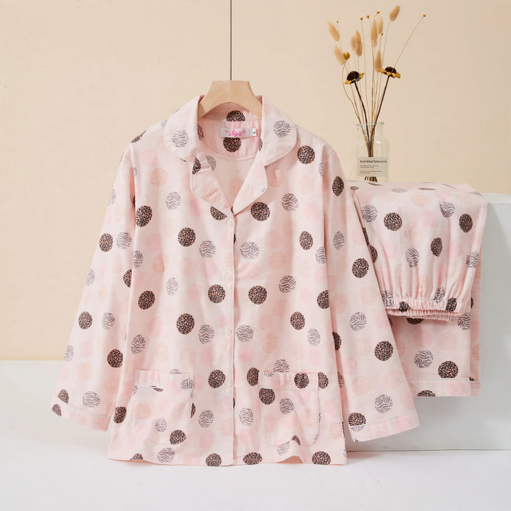 Women's loungewear, cotton flannel, warming