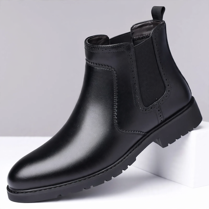 Elegant men's Chelsea boots, business