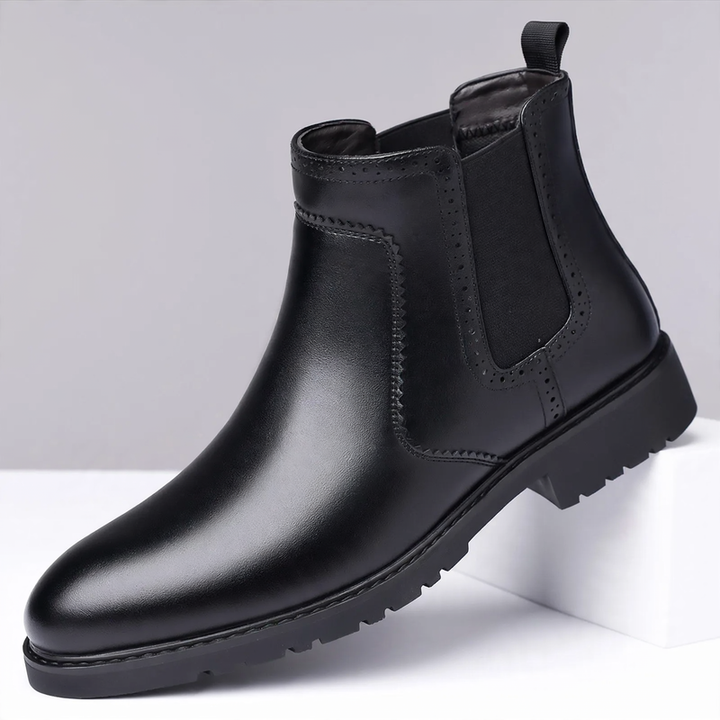 Elegant men's Chelsea boots, business
