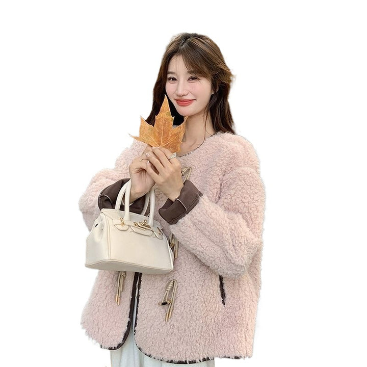 Ladies' sheepskin jacket, cozy, Autumn/Winter