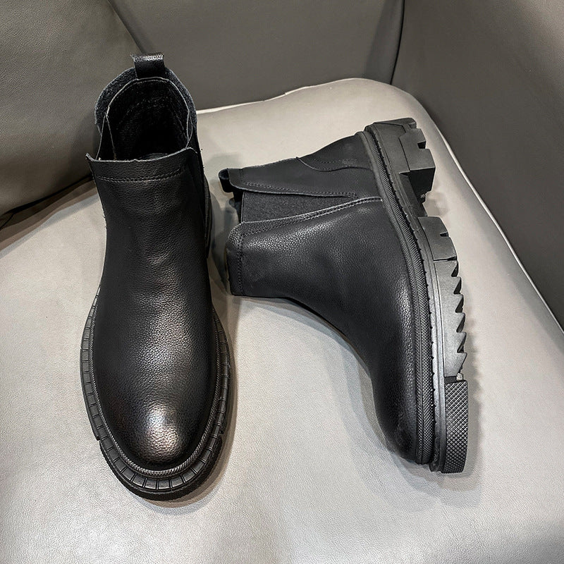 Men's Chelsea boots, lined, S52