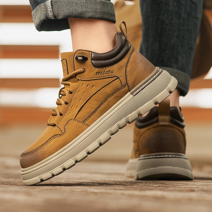 Light high-top casual shoes, non-slip