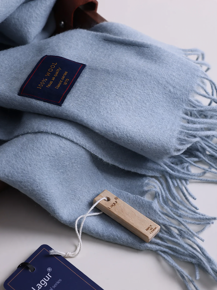 Simple Merino wool scarf, 180 cm