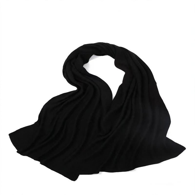 Wool scarf, 180x60cm, plain