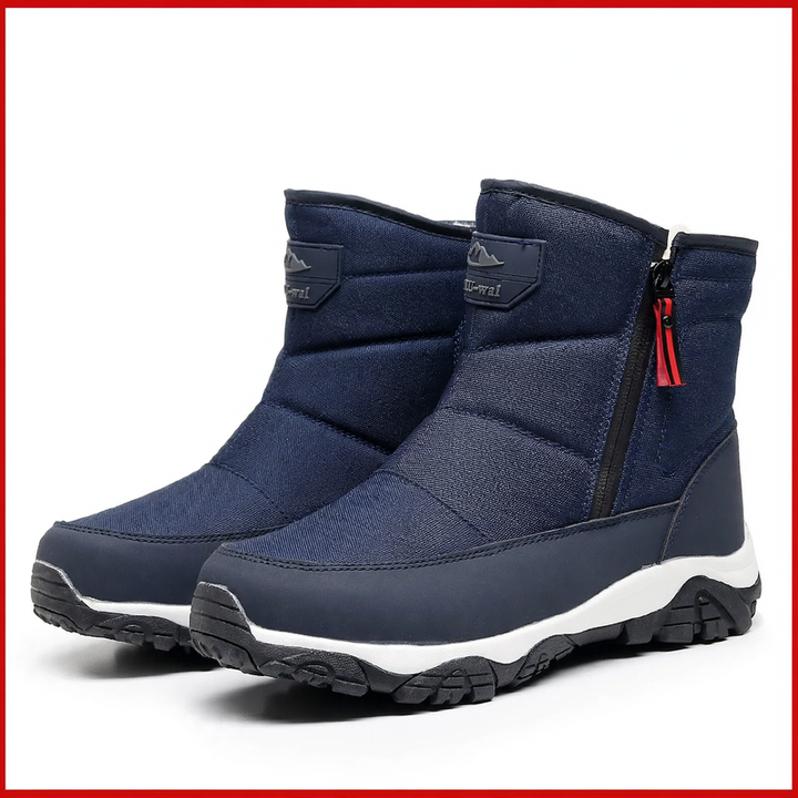 Robust men's winter boots for outdoor activities