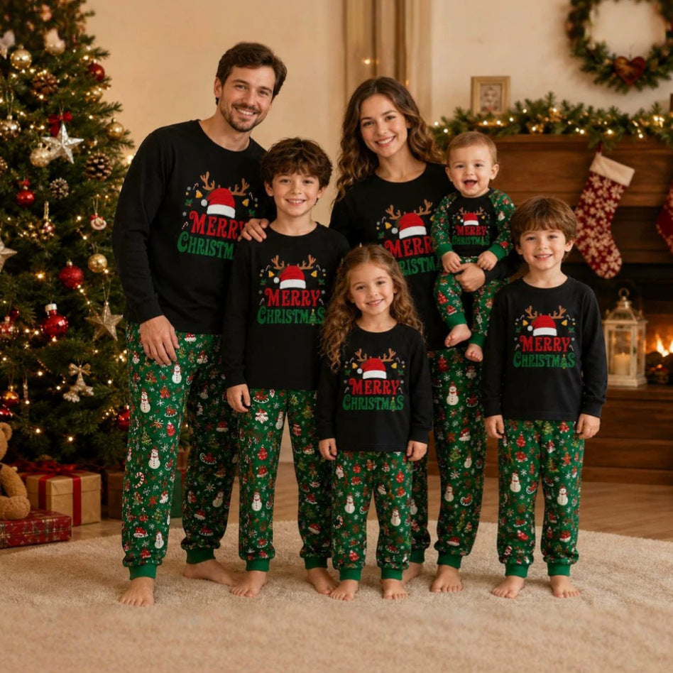 Christmas Family Pajama Set, printed