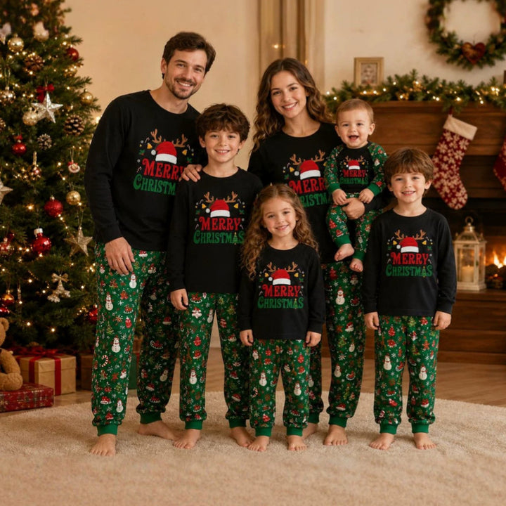 Christmas Family Pajama Set, printed