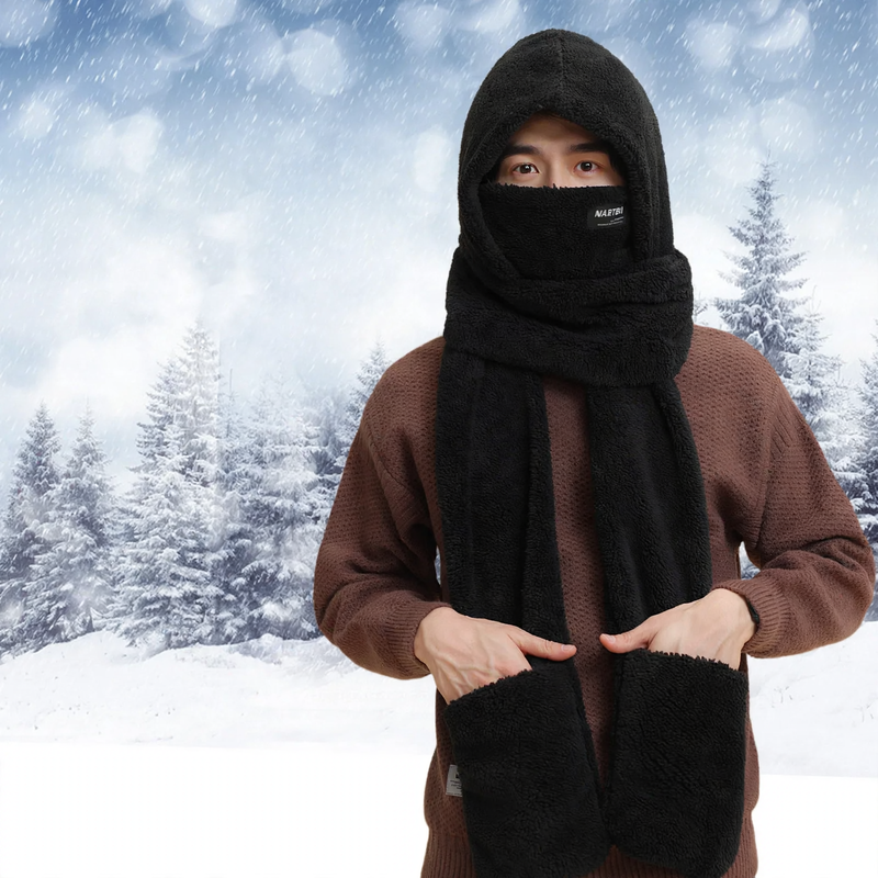 Winter Set for Men: Beanie, Scarf and Gloves