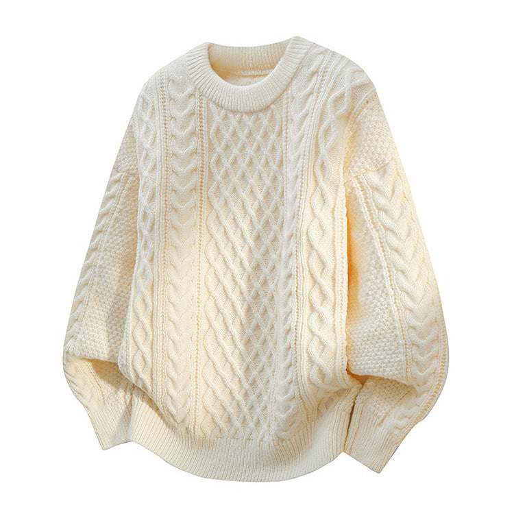 Men's cable knit sweater