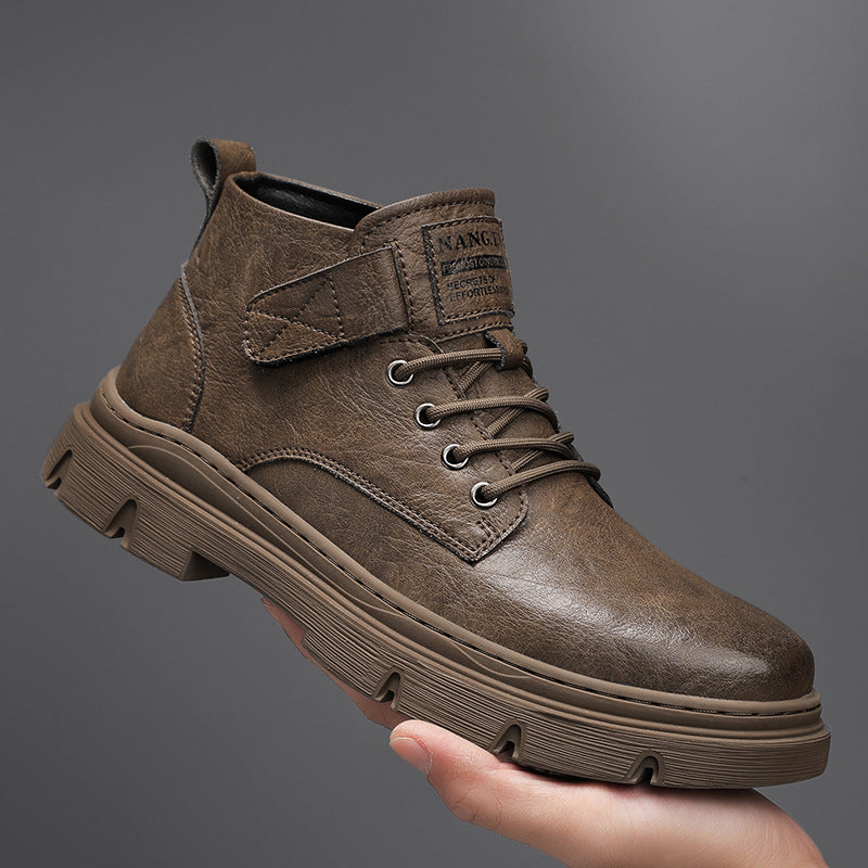 Padded Retro Boots, non-slip