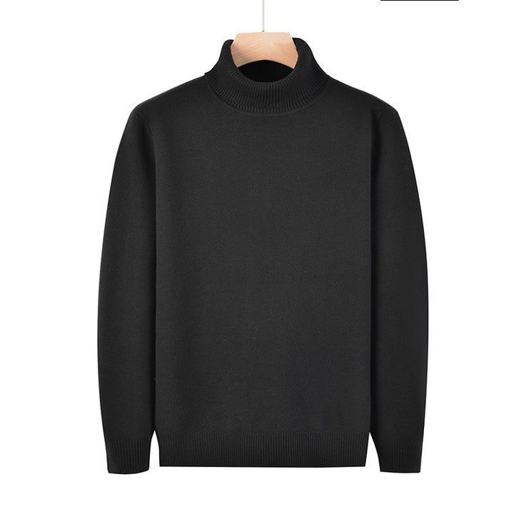 Men's turtleneck sweater, slim fit, 400g