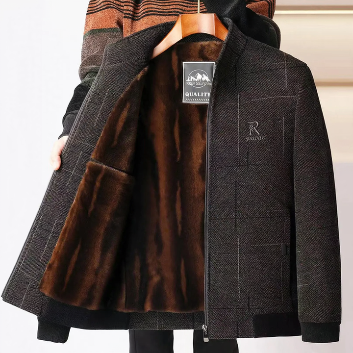 Men's Winter Jacket, Chenille, lined, for seniors
