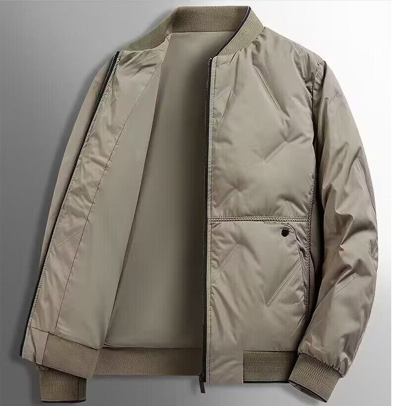Men's winter jacket, insulated, reversible