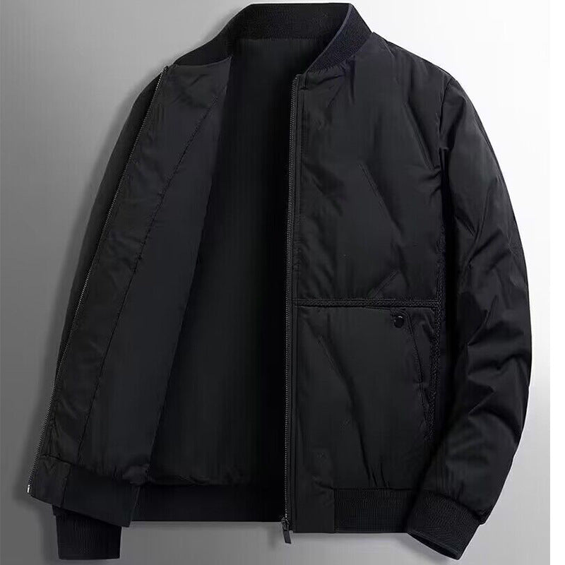 Men's winter jacket, insulated, reversible