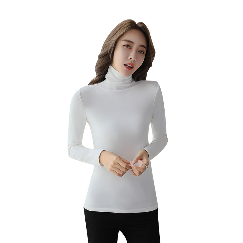 Women’s Long Sleeve Turtleneck Shirt, lined