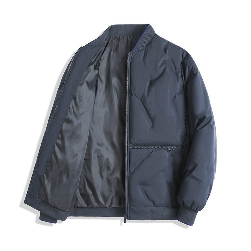 Men's winter jacket, padded, reversible