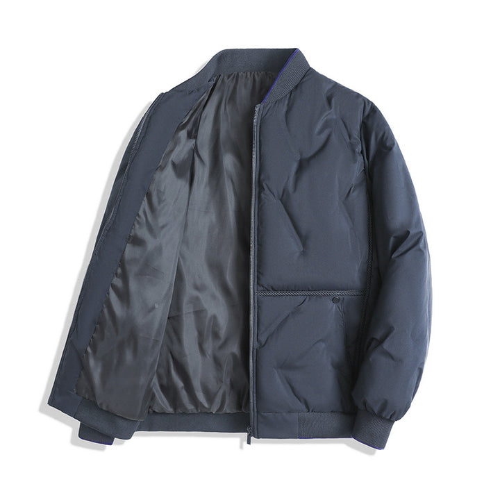 Men's winter jacket, insulated, reversible