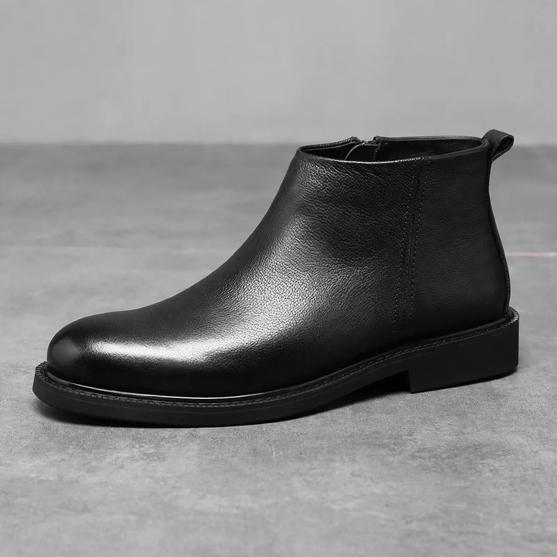 Men's Chelsea boots, European style, round