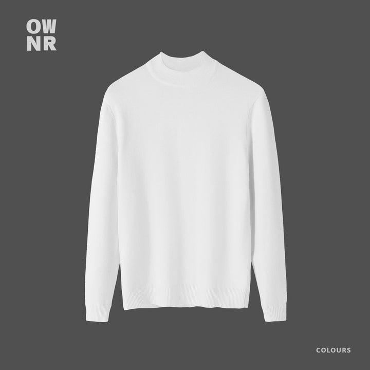 Men's sweater, slim fit, turtleneck