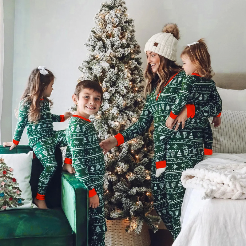 Family Pajama Set, Christmas Print