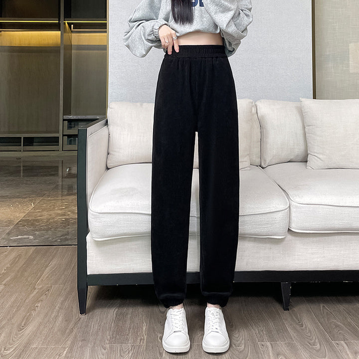 Ladies Cord Cargo Pants, casual fit