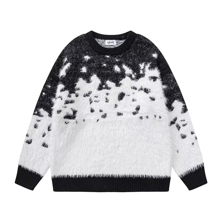 Christmas sweaters for couples, knit sweater