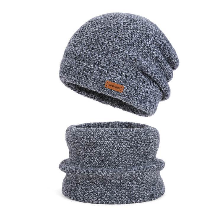 Ladies' Winter Set: Knitted Hat and Scarf with Lining