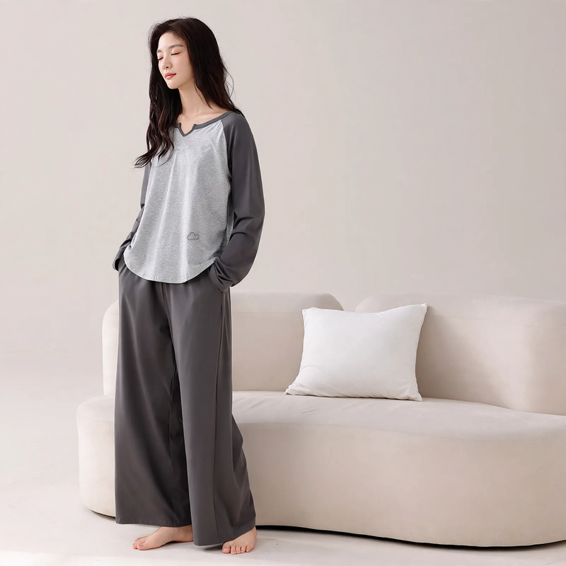 Women's Pajama Set, Modal Cotton, with Breast Padding