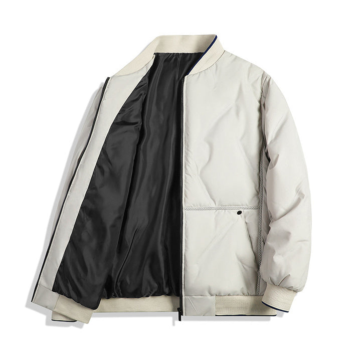 Men's winter jacket, insulated, reversible